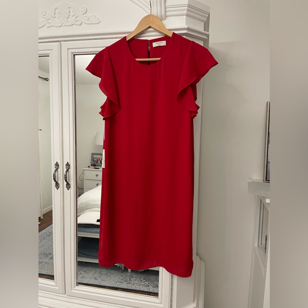 NWT Stunning Red Aritzia Babaton Burt Sheath/Shift Dress - Size Small